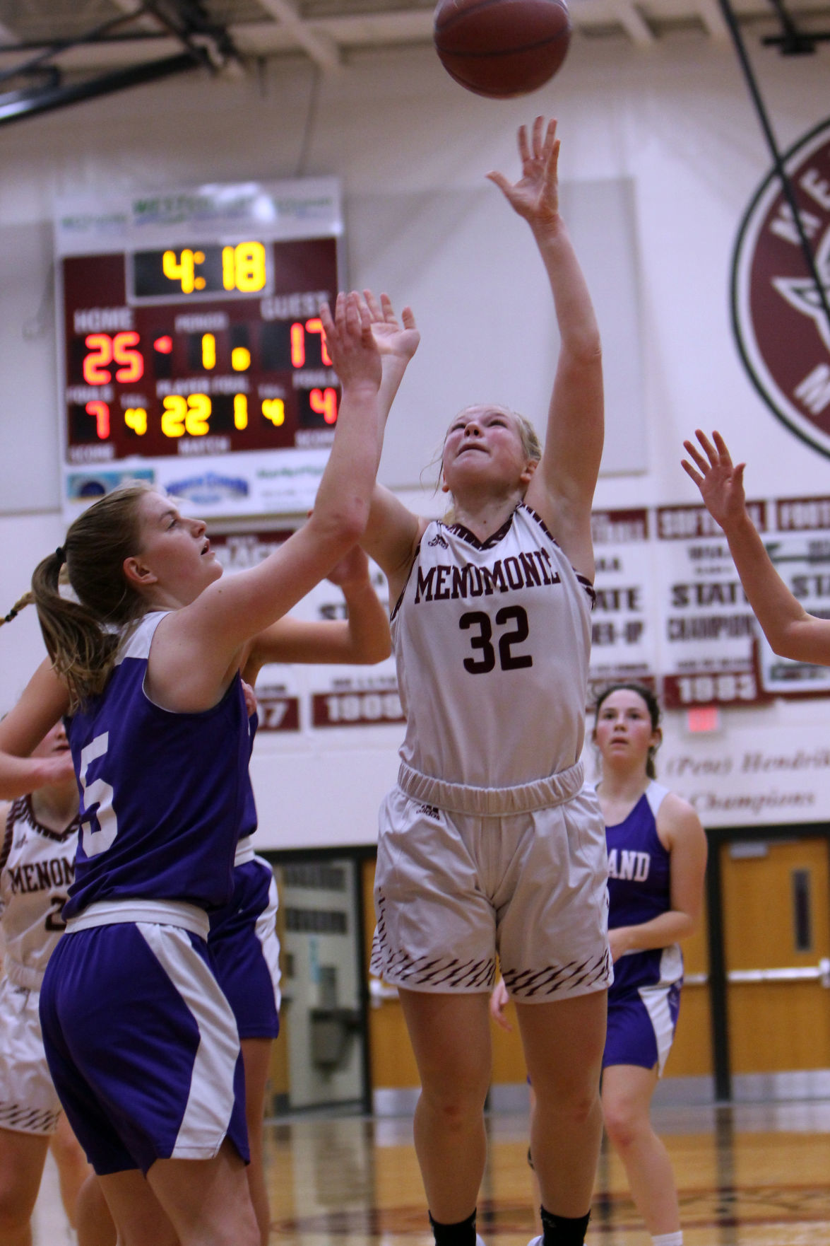 Ashland at Menomonie girls basketball 12-27-19